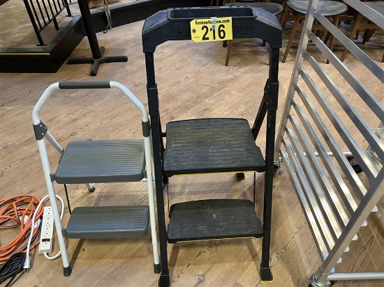 LOT OF 2-STEP STOOLS