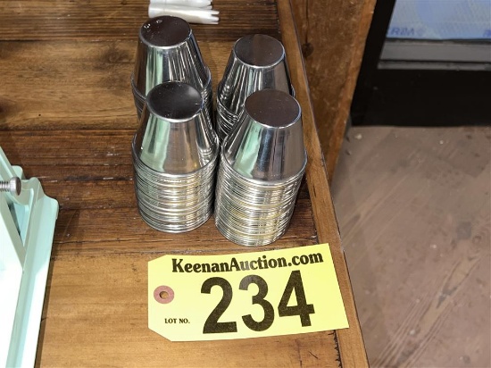 BID PRICE X 123 - (123) S/S SAUCE CUPS