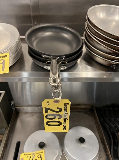 BID PRICE X 3 - (3) CUISINART 8" SKILLETS