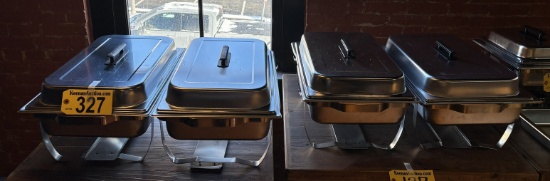 BID PRICE X 4 - (4) FULL SIZE CHAFING PAN SETS