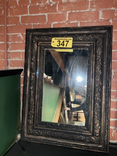 FRAMED MIRROR, 23" X 31"