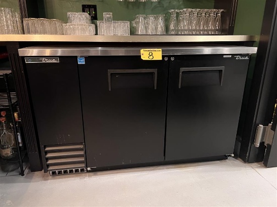 TRUE MODEL TBB-2-HC 2-DOOR UNDER COUNTER REFRIGERATOR, S/N: 10710213