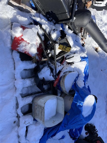 LOT OF ASSORTED MOWER PARTS