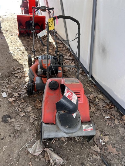 LOT OF 5-ASSORTED PARTS MACHINES: 4-PUSH MOWERS, 1-BLOWER