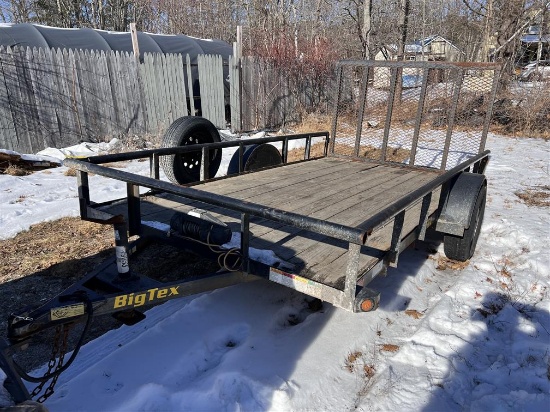 2020 BIG TEX 35SA 12' X 8' S/A UTILITY TRAILER, VIN: 16VAX1212L3019653