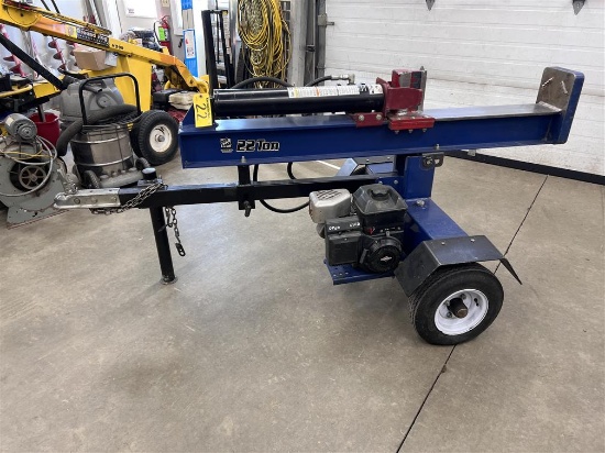 BRAVE PRODUCTS INC. IRON & OAK 22-TON HORIZONTAL/VERTICAL HYDRAULIC LOG SPLITTER