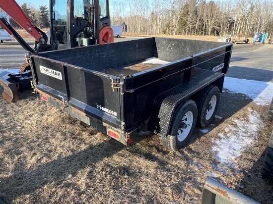 2017 BRI-MAR 6' X 10' T/A DUMP TRAILER, VIN: 58CB1DA22HC003968