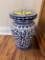 BLUE GARDEN STOOL, RETAIL $175