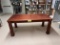 LIBRARY STYLE WORK TABLE, 6' X 35