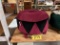 CRIMSON OTTOMAN, RETAIL $250