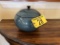 LACQUERED CRACKLE BOWL, BLUE, RETAIL $59