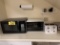 LOT OF SMALL APPLIANCES, MICROWAVE OVEN, TOASTER OVEN 4-SLICE TOASTER