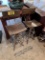BID PRICE X 2 - (2) BAR STOOLS, FOOT RINGS