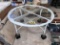 GLASS TOP PATIO TABLE