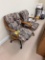 BID PRICE X 3 - (3) UPHOLSTERED SWIVEL OFFICE CHAIRS