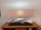 CONTINENTAL HOME TEAK WOOD SWIRL LAMP, RETAIL $574