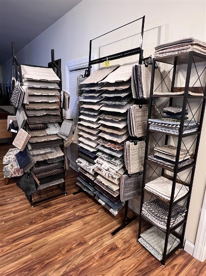 LOT: 3-CARPET SAMPLE DISPLAYS