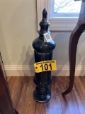 BLUE TERRA COTTA JAR, RETAIL $138