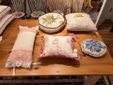 BID PRICE X 5 - (5) ASSORTED PILLOWS, AVG RETAIL $70 EACH