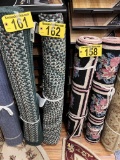 THORNDIKE MILLS VINE HAVEN GREEN OVAL BRAIDED RUG, 4' X 6' RETAIL $300