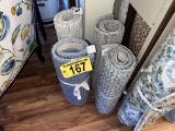 BID PRICE X 4 - (4) RADICI 2' X 3' AREA RUGS, AVG RETAIL $129