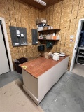 SHIPPING COUNTER, SECA SCALE, HANSON PORTION SCALE, TAPE GUN,  STAPLERS, MISC.