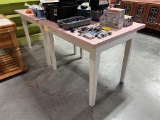 BID PRICE X 2 - (2) 3' X 4' LAMINATE TOP WORK TABLES