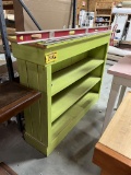RUSTIC PLANTER STORAGE SHELF, 5'W X 4'H X 14