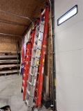 WERNER 24' FIBERGLASS EXTENSION LADDER, MODEL D6224-2
