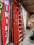 LADDER RESERVED UNTIL 12PM MARCH 4TH. WERNER 10' FIBERGLASS STEP LADDER
