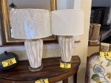 BID PRICE X 2 - (2) TABLE LAMPS, 27