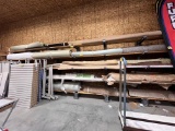LOT: 20-ASSORTED ROLLS OF CARPET, PADDING, LAMINATED & WOOD FLOORING, TRAVERSE RODS