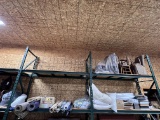 MISCELLANEOUS LOT: ROLLS OF FABRIC, AREA RUGS, 3- 4' X 6 ' PAD, PILLOWS, CUSHIONS, BRONSON LG89-8...