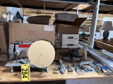 BINDING BRUTE BINDING MACHINE W/ ACCESSORIES, NEEDS REPAIR