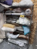 LOT: WIRE 6-SHELF CHROME STORAGE RACK, 47