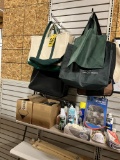 LOT: L.L. BEAN BAGS, CLEANING SUPPLIES, MISC.