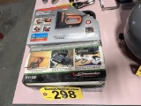 LOT: SCHUMACHER 12V + USB CHARGER, POWER PRO ELECTRIC STAPLER