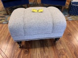 OTTOMAN ON CASTERS, RETAIL $1,299