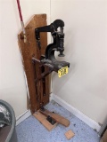 LOT 2-VINTAGE UPHOLSTERY MACHINES: DEFIANCE BUTTON MACHINE, ARMSTRONG-BLUM ROD PARTER/SHEAR