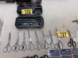 BID PRICE X 9 - (9) PAIR OF SCISSORS