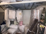 LOT OF ASSORTED DRAPES, CUSHIONS, PILLOWS