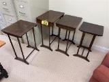 BID PRICE X 4 - (4) SPINDLE LEG STANDS