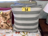 BID PRICE X 2 - (2) ACCENT PILLOWS,  RETAIL $99 EACH