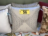 BID PRICE X 2 - (2) ACCENT PILLOWS,  RETAIL $99 EACH