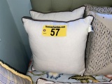 BID PRICE X 2 - (2) ACCENT PILLOWS,  RETAIL $59 EACH