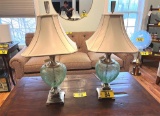 BID PRICE X 2 - (2) OCEANA TABLE LAMPS RETAIL $196 EACH