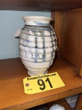 WESLOW 2006 POTTERY VASE, RETAIL $65