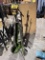 LOT OF 3-MICROPHONE STANDS, INSTRUMENT CASE, STAND