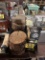 LOT: 40-ASSORTED SIZE LIVE EDGE PLATTERS, COAT RACK, SMOKER BISCUITS