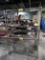 SEVILLE CLASSICS S/S 4-SHELF WIRE STORAGE RACK, ON CASTERS, 4' X 18